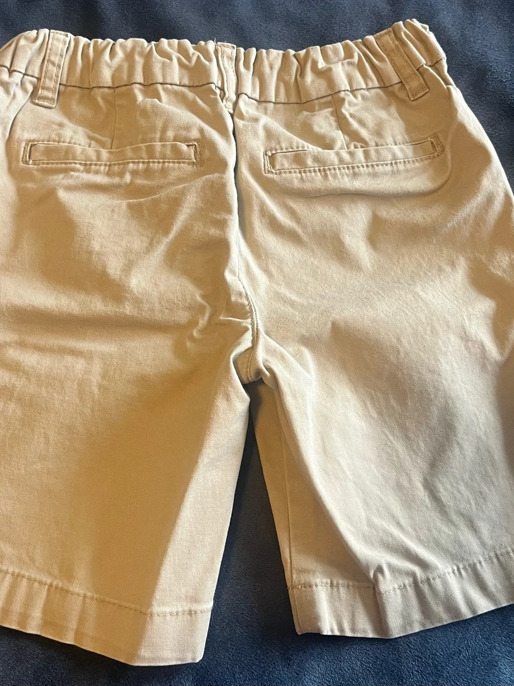 OshKosh B'gosh Boys Tan Flat-Front Shorts